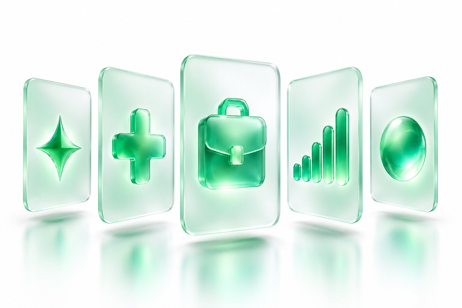 Illustration of ChatGPT Plus, Pro, Business and Go subscription plans on a clean white background